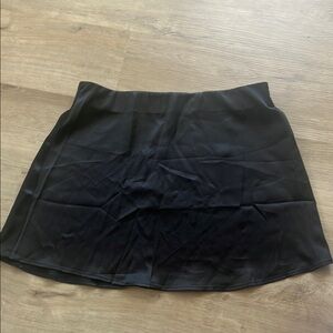 Zeagoo Satin Black Skirt